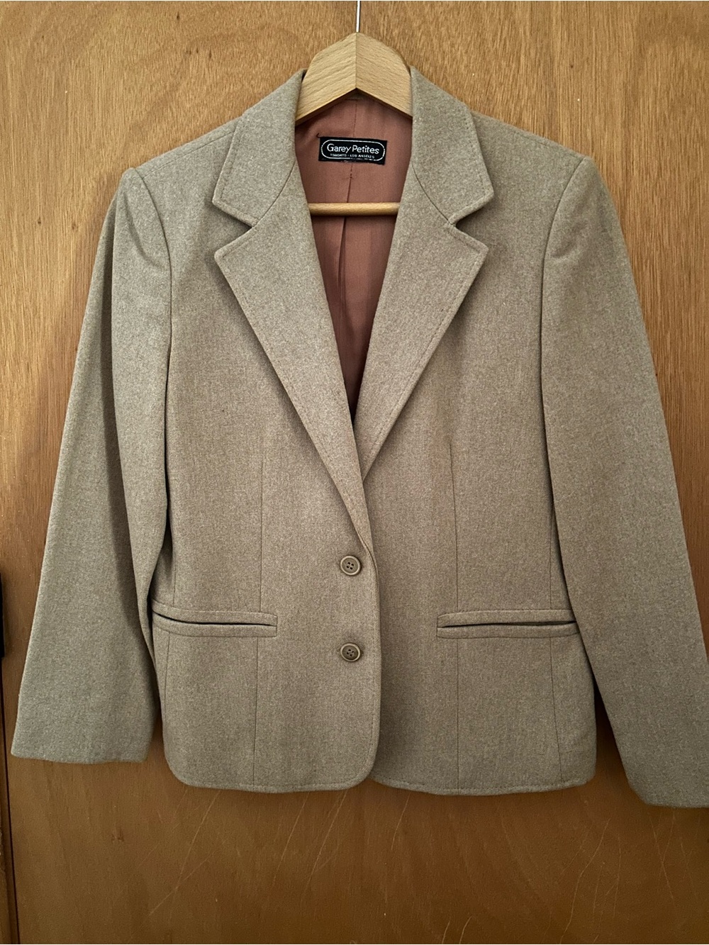 Women's Tan Blazer Jacket
